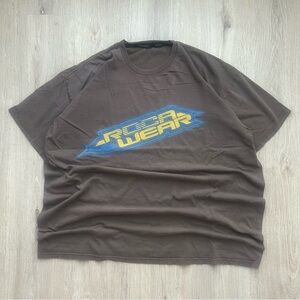 Vintage Y2K Rocawear Brown Graphic T Shirt Men’s XL Hip Hop Streetwear Essential